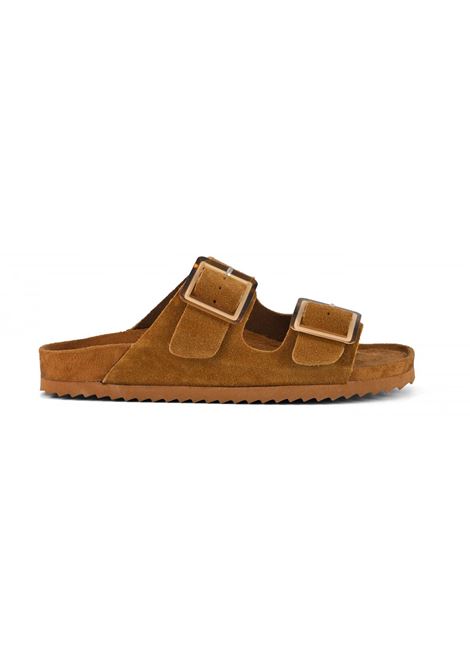 Sandalo monocolore pelle scamosciata COLORS OF CALIFORNIA | HC.BIO56TAN